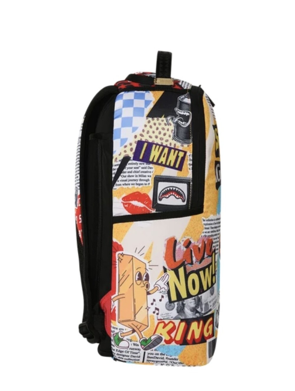 Sprayground Collage Of Fun Backpack - Picture 3 of 10